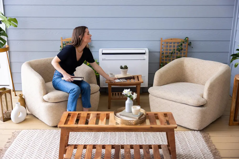 Mitsubishi Ductless Floor Unit Setup Floor-Mounted Mitsubishi Mini Split Unit Installation