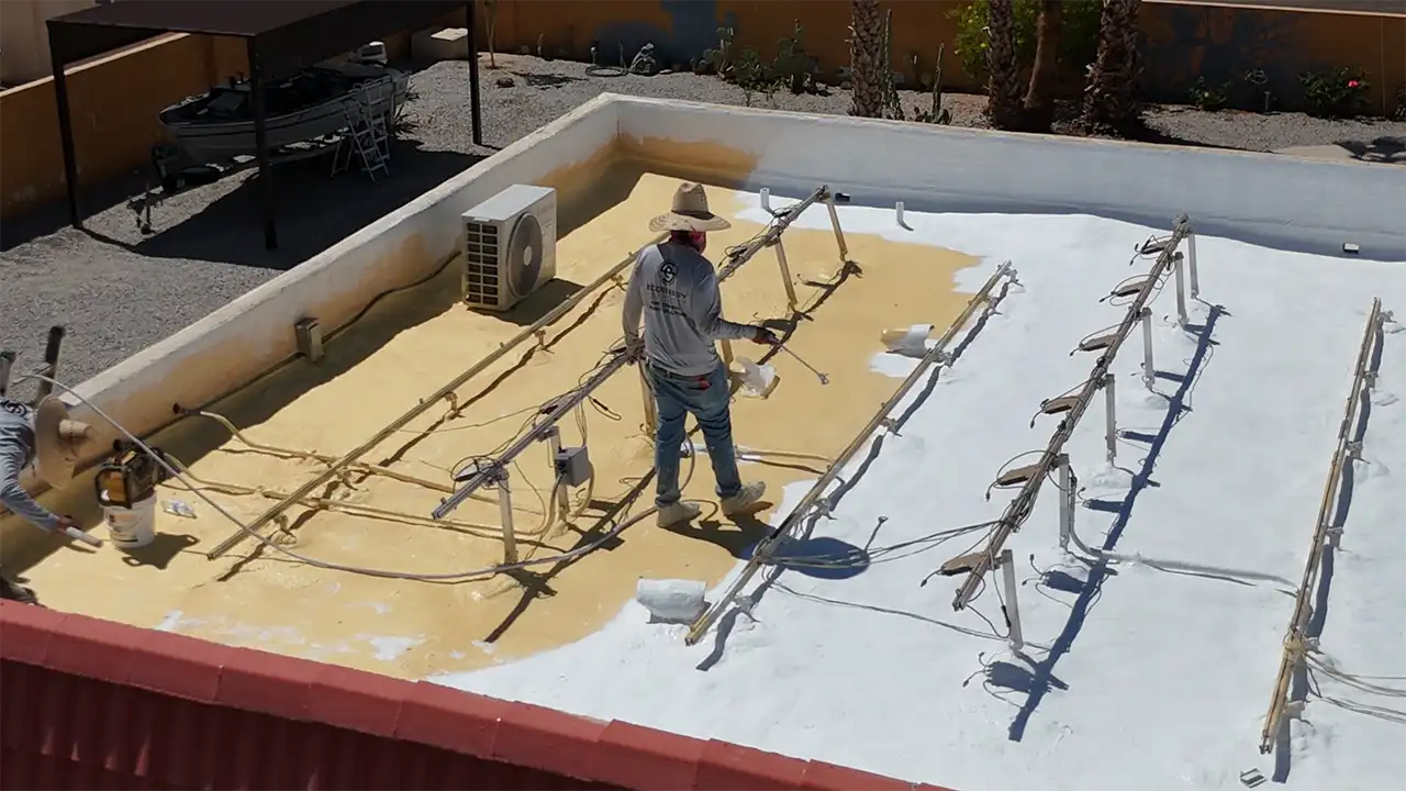 Roof before insulation was added