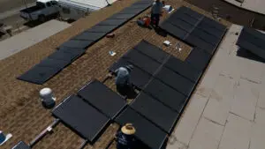 Local solar installation