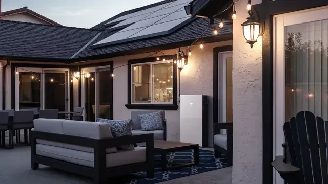 Solar Panels Paired With Tesla Powerwall Battery Storage in Yuma